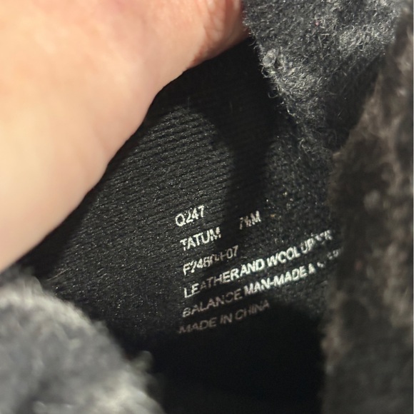 Coach Tatum Black Wool & Suede Leather Winter Boots Size 7.5 - Picture 8 of 10